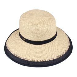 Modinno Collection ST-709 – Wide Brim Paper Braid Sun Hat, Split Back