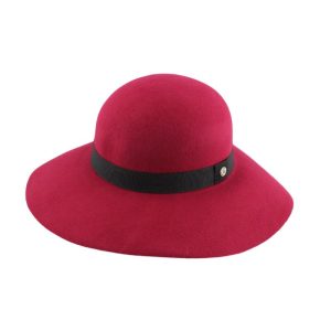 Flechet 2H41 RED 100% wool women’s felt floppy hat