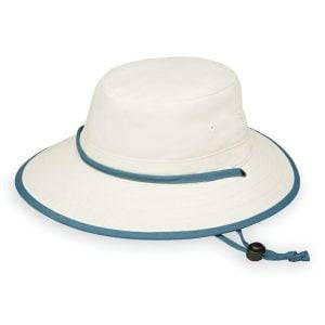 Wallaroo Ladies Explorer hat for Women natural-slate blue