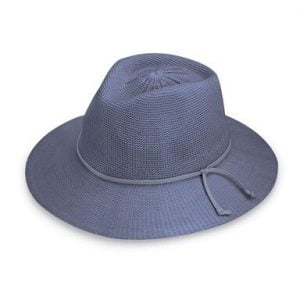 Wallaroo Victoria Fedora hat for Women dusty blue