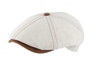 Flechet CEH 102 – 100% linen cap stitched ptrn  for Men -beige