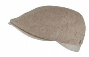 Flechet CEH 152 – linen/cotton/silk blend cap  for Men -beige