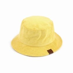 Terry cloth bucket hat, Bumble Bee