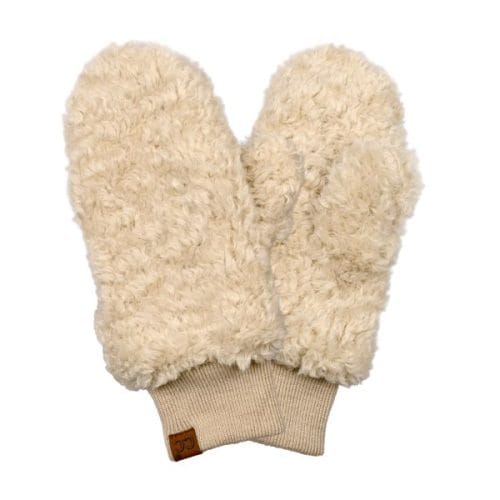 CC MTC-0144 Faux Shearling Mitten