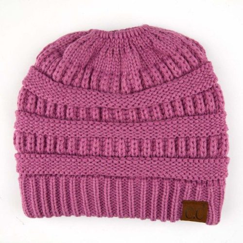 CC MB-20A Messy Bun/Ponytail Beanie